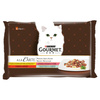 Purina Gourmet a La Carte Karma Dla Kotów Przepisy Szefa Kuchni 13x340g (52 saszetki) Wołowina Kurczak Pstrąg Dorsz