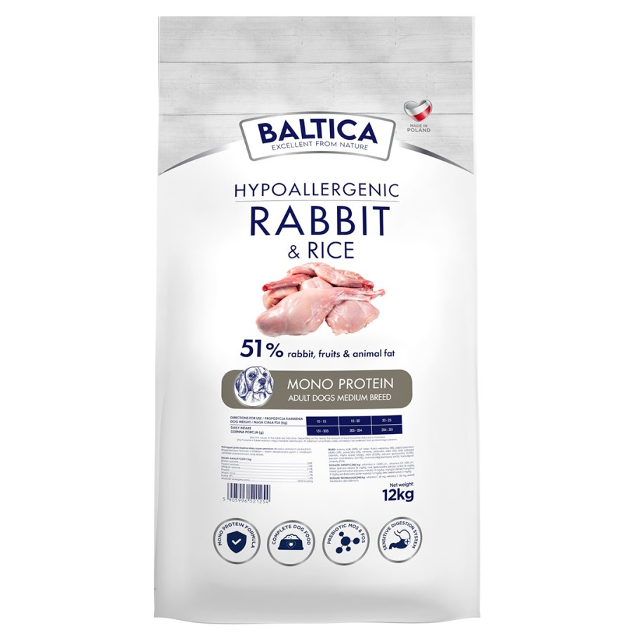 Baltica Adult Hipoalergiczna Sucha Karma Dla Psów Średnich Ras