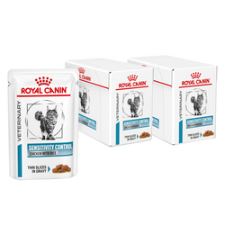 Royal Canin Veterinary Sensitivity Control Chicken 24x85g Mokra Karma Dla Kotów Z Nietolerancją Pokarmową Kurczak Z Ryżem W Sosie