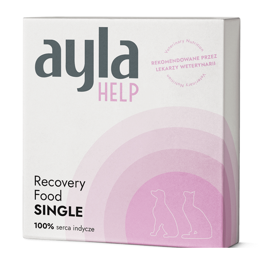 Ayla Help Recovery Food Single Liofilizowany Przysmak Dla Psów I Kotów Serca Indycze