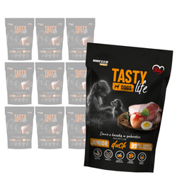 Biofeed Tasty Dogs Life Junior z Kaczką w Galaretce 10x500g Bezzbożowa Mokra Karma Dla Szczeniąt