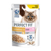 Perfect Fit Sensitive ŁOSOŚ 85g Sos - mokra karma w saszetkach dla dorosłych kotów