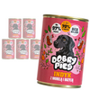 Dobry Pies 6x400g Mokra Karma Dla Dorosłych Psów Wszystkich Ras Z Indykiem Morelą I Bazylią