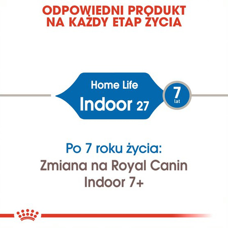Royal Canin Indoor 10kg + 12x85g Sucha i Mokra Karma Dla Niewychodzących Dorosłych Kotów