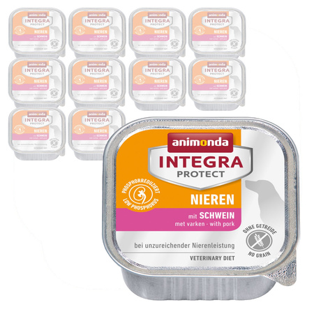 Animonda Integra Protect Nieren 11x150g Mokra Karma z Wieprzowiną Dla Psów z Niewydolnością Nerek