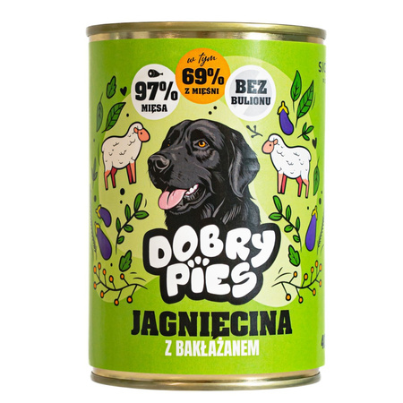 Dobry Pies 7x400g Mokra Karma Dla Dorosłych Psów Wszystkich Ras Zestaw 7 Smaków 6+1 GRATIS