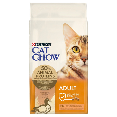 Purina Cat Chow Adult 15kg Sucha Karma Dla Kota Z Kaczką