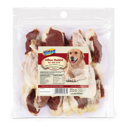 Hilton Ucho Królicze z Kaczką Przysmak Dla Psa 500g