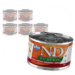 Farmina N&D Chicken Pumpkin Pomegranate Puppy Starter 6x140g Mokra Karma Dla Szczeniąt Kurczak Dynia i Granat