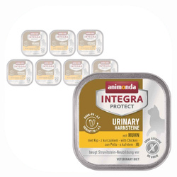Animonda Integra Protect Urinary 8x100g Mokra Karma z Kurczakiem Dla Kota Na Kamienie Struwitowe