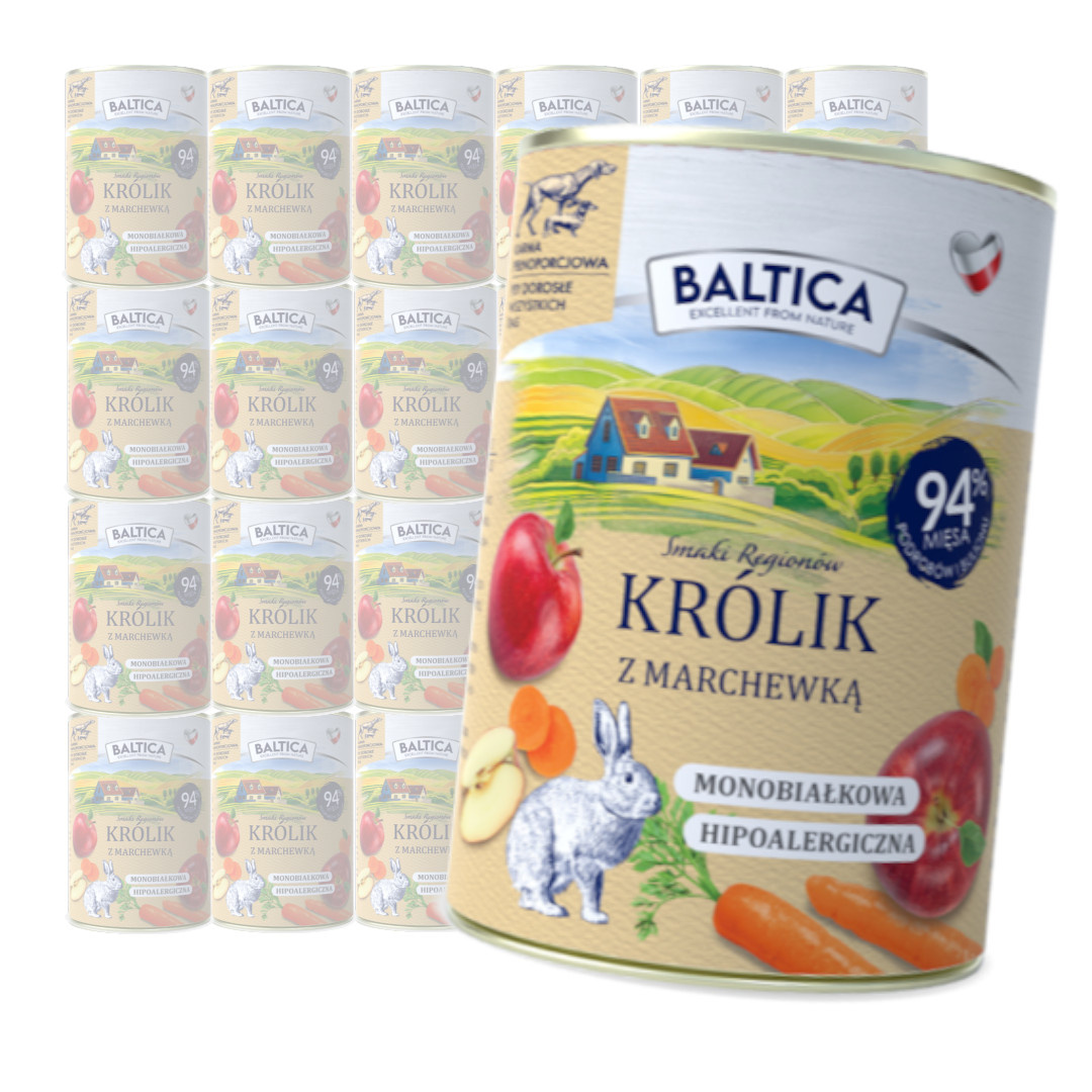 Baltica Monoprotein Królik Mokra Karma Dla Psa