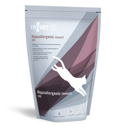 Trovet Hypoallergenic IRD 500g Lekkostrawna Sucha Karma Dietetyczna z Owadami Dla Kotów z Nadwrażliwością Pokarmową