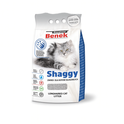 Super Benek Shaggy 10L Zbrylający Żwirek Bentonitowy dla Kota