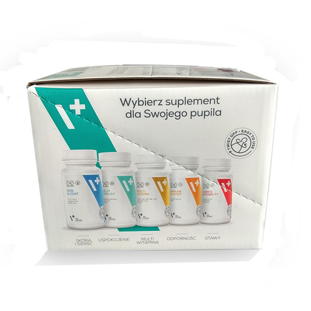 VETEXPERT Display Suplementy Mix - Zestaw dla Psa i Kota