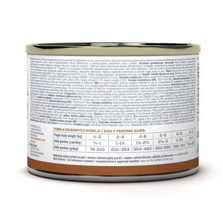 VetExpert Veterinary Diet Intestinal Puppy 200g Mokra Karma Weterynaryjna Dla Szczeniąt z Zaburzeniami Trawiennymi