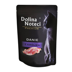 Mokra karma dla kota Dolina Noteci Premium danie z królika 85 g