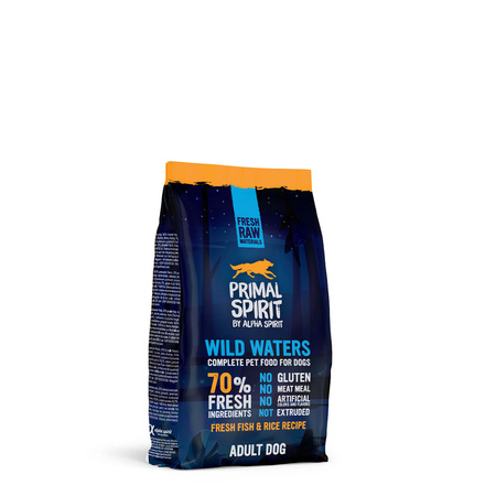 Primal Spirit WILD WATERS 70% 1kg RYBA z KURCZAKIEM sucha karma dla psów