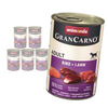 Animonda GranCarno Adult 6x400g Mokra Karma Dla Psa Wołowina z Jagnięciną