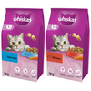 WHISKAS Adult WOŁOWINA 14kg, WHISKAS Adult TUŃCZYK 14kg - sucha karma dla kotów 28kg