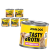 John Dog Tasty Broth 6x140g Mokra Uzupełniająca Karma Dla Dorosłych Psów I Kotów Indyk Kurczak Łosoś Wołowina