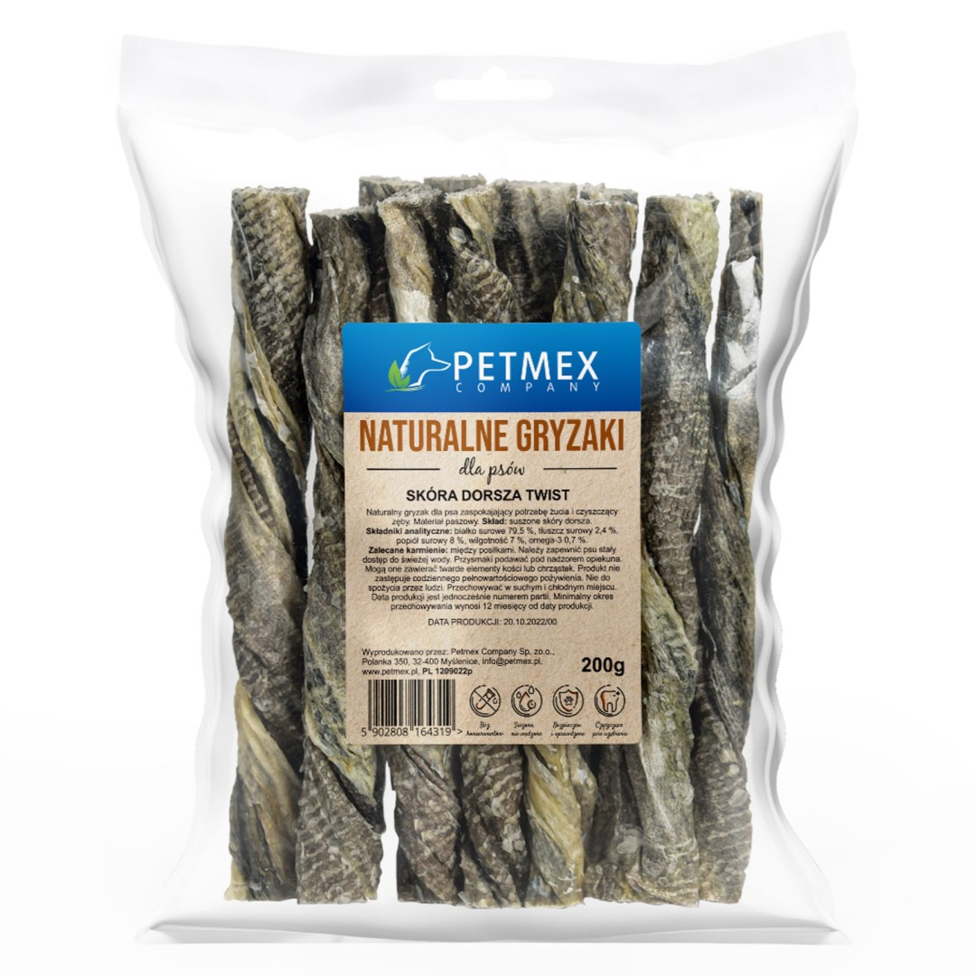 Petmex Skóra Dorsza Twist
