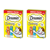 Dreamies Creamy 24x10g Kremowy Przysmak Dla Kota Z Kurczakiem I Z Łososiem