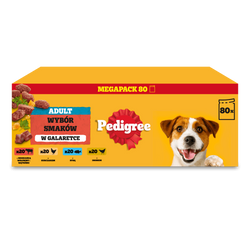Pedigree Adult Mokra Karma Dla Psa 80x100g Wybór Smaków W Galaretce