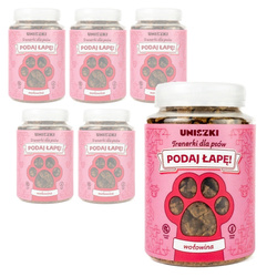 Uniszki Trenerki Wołowina 6x150g Przysmak Treningowy Dla Psa