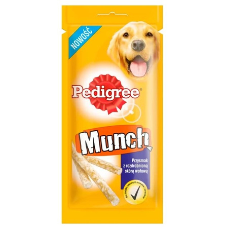 PEDIGREE Munch 48g Przysmak dla psa z rozdrobionej skóry wołowej  BRAK U MARSa