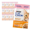 Purina Cat Chow Adult 12x85g Mokra Karma Dla Kota z Łososiem i Zieloną Fasolką w Galaretce