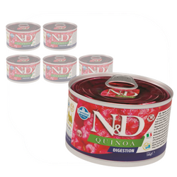 Farmina N&D Dog Quinoa Digestion 6x140g Dietetyczna Mokra Karma Dla Psa Z Jagnięciną Na Trawienie
