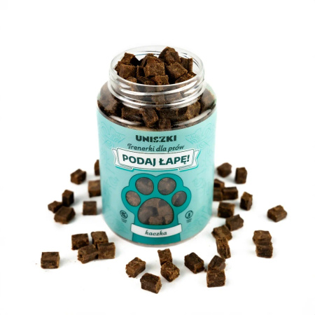 Uniszki Trenerki Kaczka 6x150g Przysmak Treningowy Dla Psa