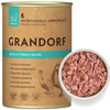 Grandorf Quail Turkey 400g Mokra Karma Dla Psów Dorosłych Z Przepiórką I Indykiem