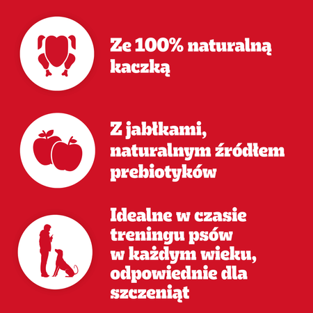 Pedigree Ranchos Cubes z Kaczką 7x70g Treserki Przysmak Dla Psa