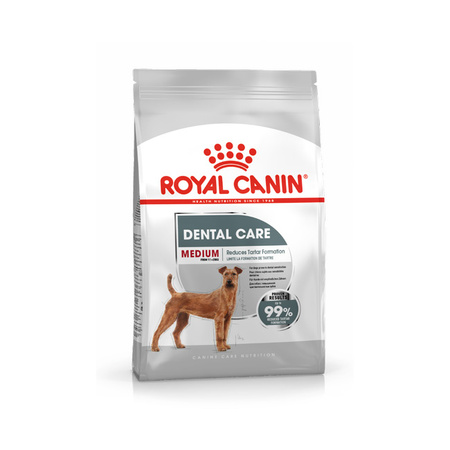 Royal Canin CCN Medium Dental Care 3kg Karma Sucha Dla Psów Dorosłych Ras Średnich Redukująca Powstawanie Kamienia Nazębnego