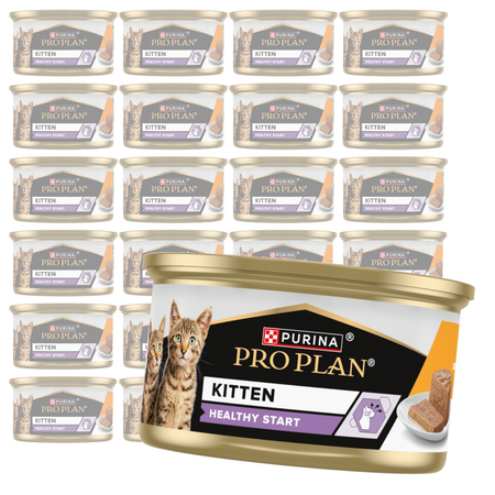 Purina Pro Plan Kitten Healthy Start 24x85g Mokra Karma Dla Kociąt Mus z Kurczakiem