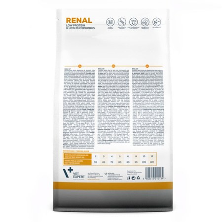 VetExpert Veterinary Diet Renal Cat 400g Sucha Weterynaryjna Karma Dla Kotów Z Niewydolnością Nerek