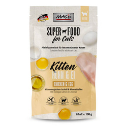 MAC's Kitten Mokra Karma Dla Kociąt Kurczak Jajko 100g