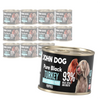 John Dog Pure Black Turkey Puppies 12x200g Mokra Karma Dla Szczeniąt Z Indykiem