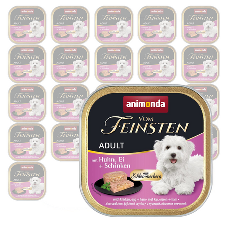 Animonda Vom Feinsten Mokra Karma Dla Psa 22x150g Z Kurczakiem Jajkiem I Szynką