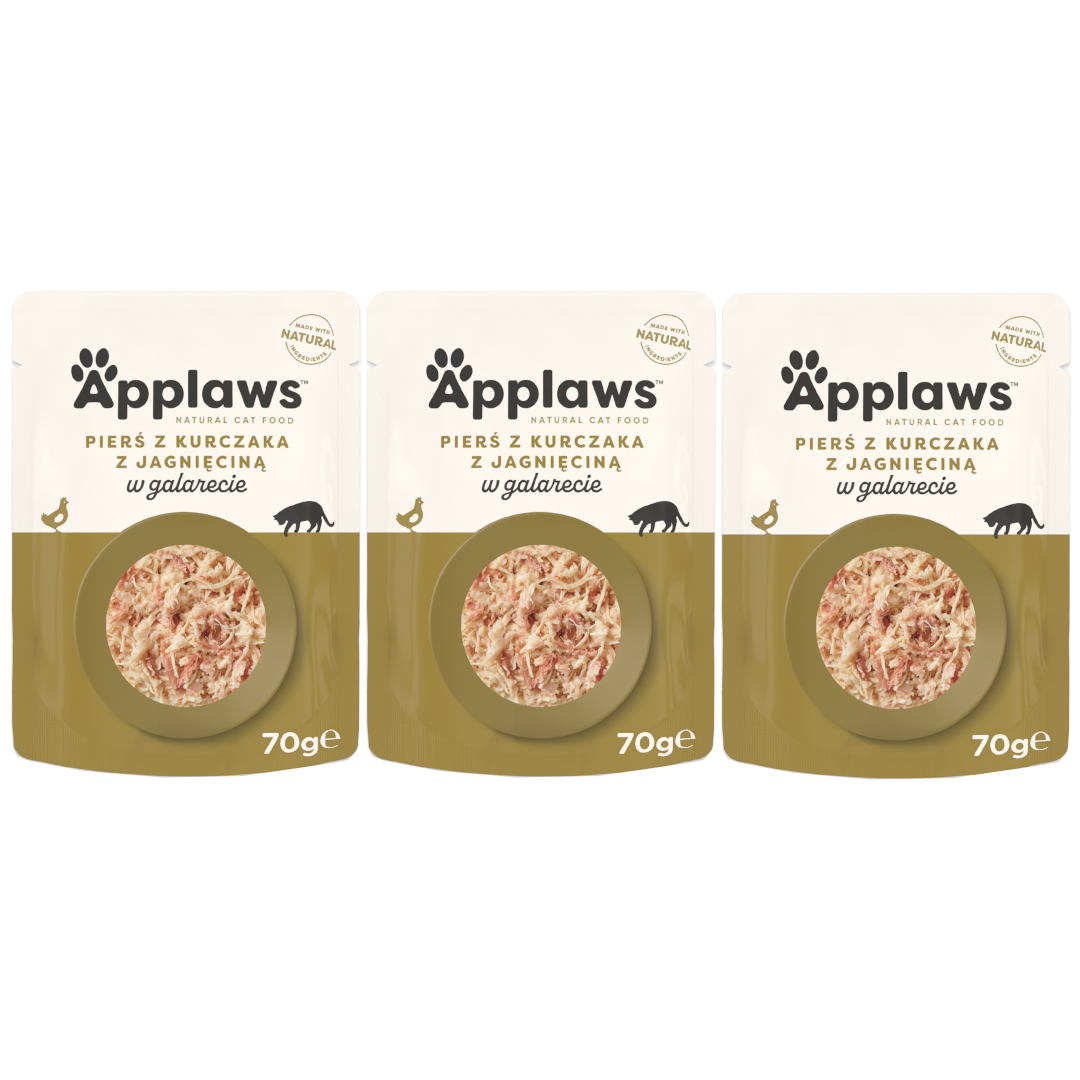 Applaws Cat Mokra Karma Dla Kota pierś z kurczaka i jagnięcina w galaretce