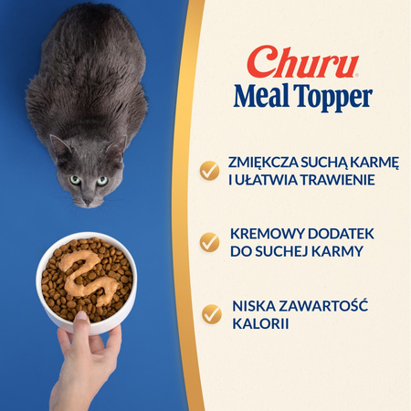 Inaba Cat Meal Topper 4x56g Kremowy Przysmak Dla Kota Pasta z Tuńczykiem 3+1 GRATIS