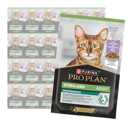 Purina Pro Plan Adult Sterilised Maintenance 24x85g Mokra Karma Dla Kota z Indykiem w Galaretce