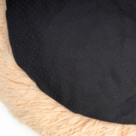 Legowisko Dla Psa I Kota Pluszowe XS 40cm Ciepłe Beżowe