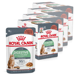 Royal Canin Digest Sensitive 48x85g Mokra Karma Dla Kotów Dorosłych W Sosie Na Wrażliwy Przewód Pokarmowy