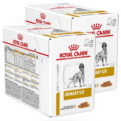 Royal Canin Veterinary Urinary S/O 24x100g Mokra Karma W Sosie Dla Psów Na Kamienie Struwitowe