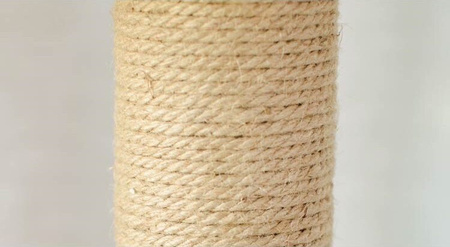 Drapak Drzewko Domek Dla Kota 120cm z Hamakiem Szary