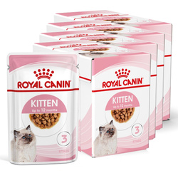 Royal Canin FHN Kitten Instinctive 48x85g Karma Mokra W Sosie Dla Kociąt Do 12 Miesiąca Życia