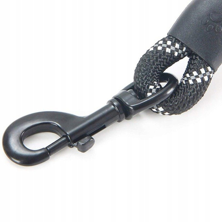 ZESTAW MOCNA SMYCZ + SZELKA DLA SILNYCH PSÓW PSA ODBLASKOWA