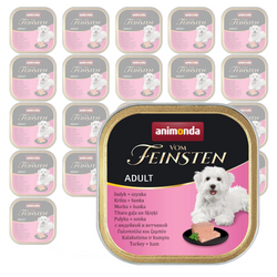 Animonda Vom Feinsten Mokra Karma Dla Psa 22x150g Z Indykiem I Szynką